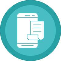 Mobile File  Vector Icon Design