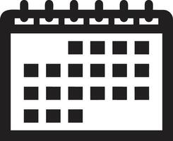 Calendar schedule icon symbol image vector. Illustration of the modern appointment reminder agenda symbol graphic design image. EPS 10 vector