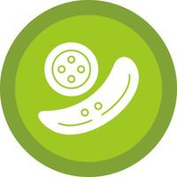 Cucumber Vector Icon Design