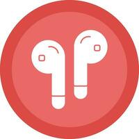 Earbuds  Vector Icon Design