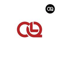 Letter CQL Monogram Logo Design vector