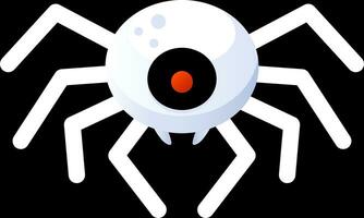 halloween spider illustration vector