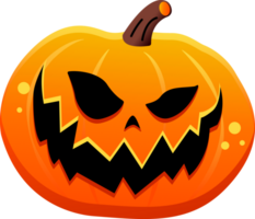 effrayant Halloween citrouille clipart png