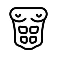 Abs Icon Vector Symbol Design Illustration
