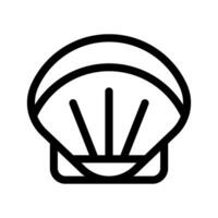 Shell Icon Vector Symbol Design Illustration