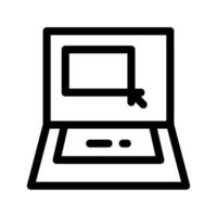 Laptop Icon Vector Symbol Design Illustration