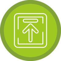 Up Arrow Upload Vector Icon Design