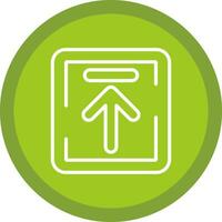 Up Arrow Upload Vector Icon Design