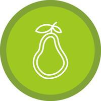 Pear Vector Icon Design