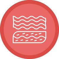 Bacon Vector Icon Design