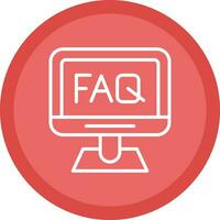 Faq  Vector Icon Design