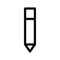 lápiz icono vector símbolo diseño ilustración