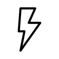 Lightning Icon Vector Symbol Design Illustration