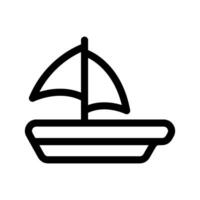 Sailboat Icon Vector Symbol Design Illustration