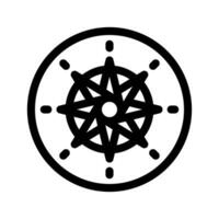 Compass Icon Vector Symbol Design Illustration