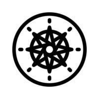 Compass Icon Vector Symbol Design Illustration