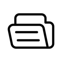 Folder Icon Vector Symbol Design Illustration