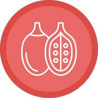Tamarillo Vector Icon Design