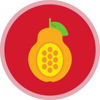 Papaya Vector Icon Design