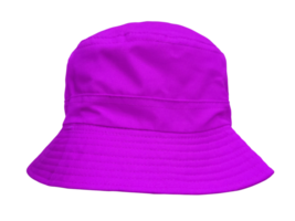 purple bucket hat isolated PNG transparent