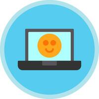 Happy Face  Vector Icon Design