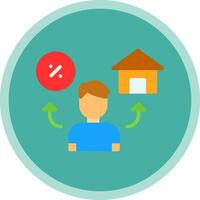 Mortgage Vector Icon Design