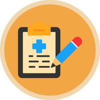 Medical Record  Vector Icon Design