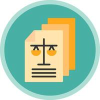 Legal Document  Vector Icon Design