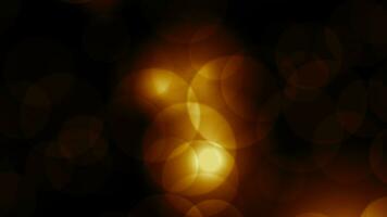 abstract lus beweging flikkeren oranje bokeh omwenteling animatie achtergrond video