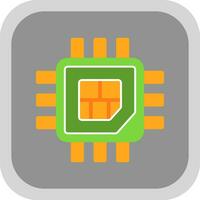 Processor  Vector Icon Design