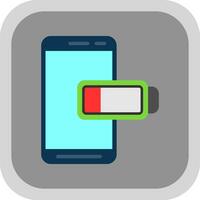 Low Battery  Vector Icon Design