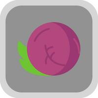 Red Cabbage Vector Icon Design