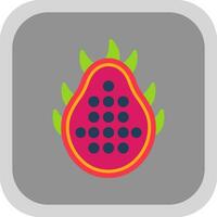 Dragon Fruit Vector Icon Design