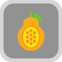 Papaya Vector Icon Design