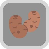 Potato Vector Icon Design