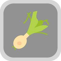 Spring Onion Vector Icon Design