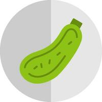 CourgetteZucchini Vector Icon Design