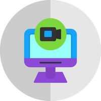 Online Meeting  Vector Icon Design