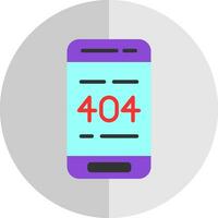 404 Error  Vector Icon Design