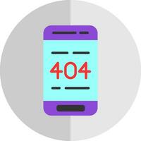 404 Error  Vector Icon Design