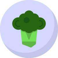 Broccoli Vector Icon Design