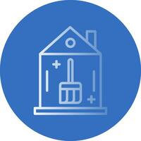 House Cleaning Vector Icon Design