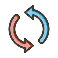 Update Vector Thick Line Filled Colors Icon For Personal And Commercial Use.