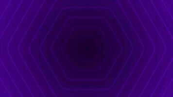 purple color hexagon shape repeating pattern simple background video