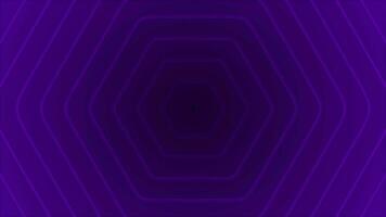 purple color hexagon shape repeating pattern simple background video