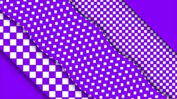 en mouvement violet Couleur diagonale bande avec rhombe forme motifs Contexte video