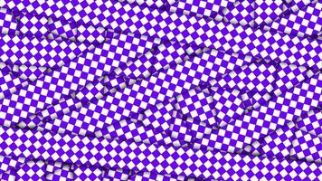 violet Couleur bandes avec rhombe formes modèle Contexte video