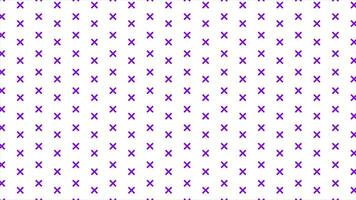 purple color rotating plus sign pattern background video