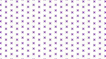 purple color rotating plus sign pattern background video