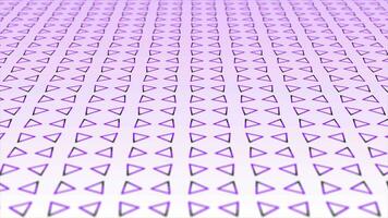 Purple color simple and elegant triangular pattern background video